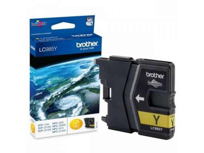 Картридж Brother LC-985Y для DCP-J315W/J515W/J265W Yellow (оригинал)